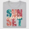 Sunset Chaser Sequin DTF Transfer
