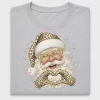Leopard Santa DTF Transfer