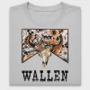 Western Steer Skull Floral DTF Transfer