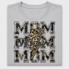 Leopard Cheer Mom Lightning Bolt DTF Transfer