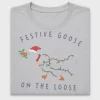 Festive Goose Christmas DTF Transfer
