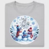 Let It Snow Snowman DTF Transfer