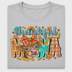 Thankful Mama Cow Fall DTF Transfer