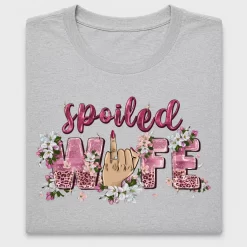 Spoiled Wife Floral DTF Transfer