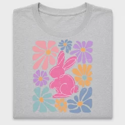 Boho Easter Bunny Floral DTF Transfer