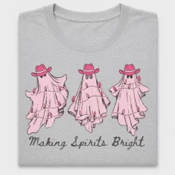 Making Spirits Bright Cowgirl DTF Transfer