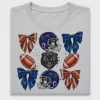 Football Coquette Bow DTF Transfer