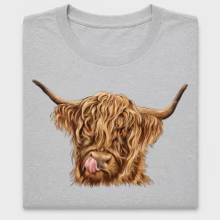 Highland Cow DTF Heat Transfer