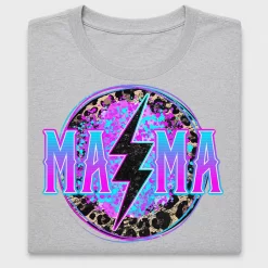 Retro Mama Lightning Bolt DTF Transfer