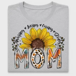 Sunflower Mom DTF Transfer Design