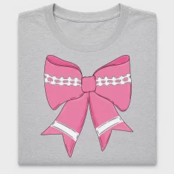 Pink Bow Football DTF Transfer