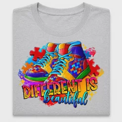 Colorful Autism Sneaker DTF Transfer