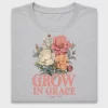 Grow In Grace Floral DTF Transfer