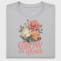 Grow In Grace Floral DTF Transfer