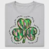 Lucky Vibes Shamrock Heart DTF Transfer