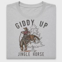 Giddy Up Jingle Horse DTF Transfer