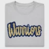 Warriors Glitter Sequins DTF Transfer