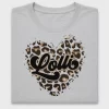Retro Lolli Leopard Heart DTF Transfer