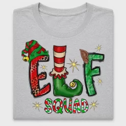 Retro Elf Squad Christmas DTF Transfer