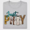 Just Pray Western Church DTF Transfer