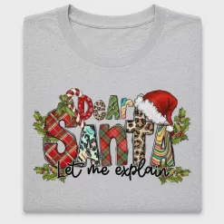 Dear Santa Sanity DTF Transfer