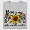 Mom Life Complete Sunflower DTF Transfer