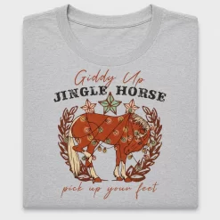 Giddy Up Jingle Horse DTF Transfer