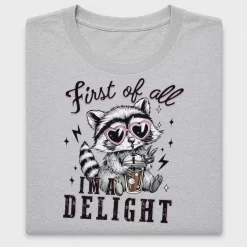 Funny Raccoon Fall DTF Transfer