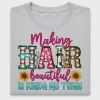 Making Hair Beautiful DTF Transfer