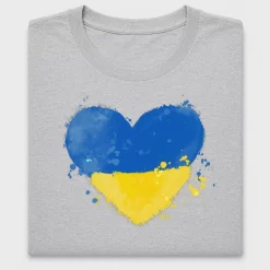 Ukraine Flag Heart DTF Transfer