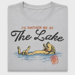 I'd Rather Be At The Lake DTF Transfer