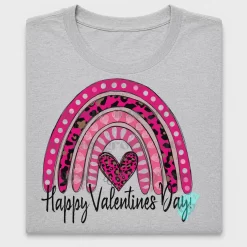 Valentine Rainbow Heart DTF Transfer