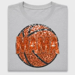 Sequin Basketball Mama DTF Transfer