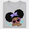 Afro Girl With Sunglasses DTF Transfer