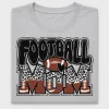 Football Mom Groovy DTF Transfer