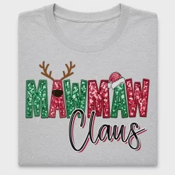 Mawmaw Claus Sequin DTF Transfer