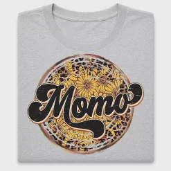 Mama Sunflower Leopard DTF Transfer