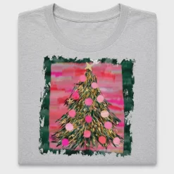 Whimsical Christmas Tree DTF Transfer
