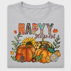 Happy Harvest Pumpkin DTF Transfer