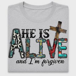 He Is Alive Christian DTF Transfer