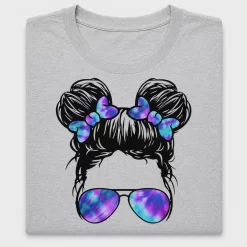 Tie Dye Sunglasses Girl DTF Transfer