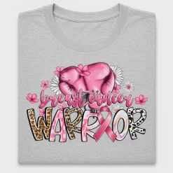 Breast Cancer Warrior DTF Transfer