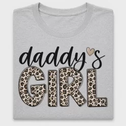 Daddy's Girl Leopard DTF Transfer