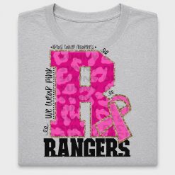 Breast Cancer Awareness Pink Leopard DTF Transfer