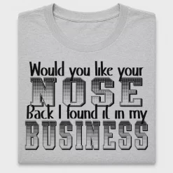 Retro Nose Graphic DTF Heat Transfer