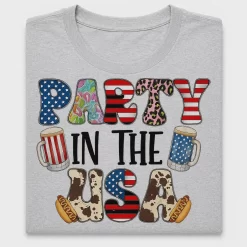 Party In The USA Fourth of July DTF Transfer