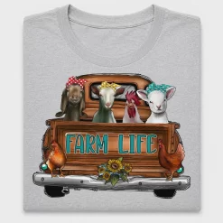 Farm Life Truck DTF Transfer