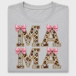 Mama Leopard Rhinestone DTF Transfer