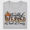 Thankful Blessed Mess DTF Transfer