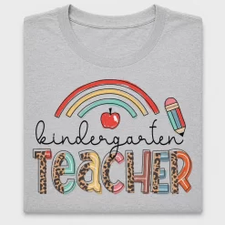 Kindergarten Teacher Rainbow DTF Transfer